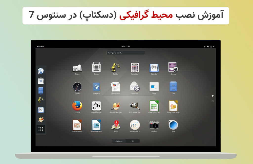 نصب دسکتاپ در سنتوس 7