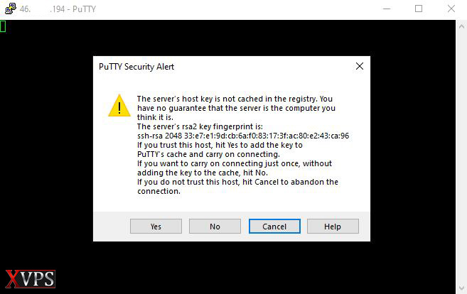 هشدار امنیتی putty
