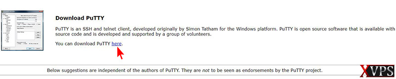 وب‌سایت رسمی putty