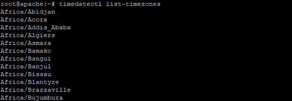 تغییر time zone در ubuntu